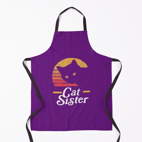 Item preview, Cat Sister Vintage Eighties Style Cat Retro Distressed designed and sold by iyewmpbrkv85.