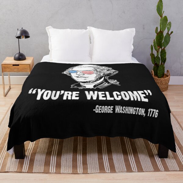 Item preview, You Are Welcome Funny 4th Of July George Washington 1776 T-Shirt designed and sold by CummerataPenelo.