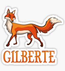 Gilberte Fox Sticker