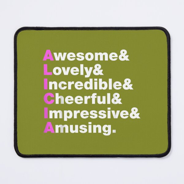 Item preview, Alicia Name - Personalized Alicia designed and sold by wxbqafzu35.