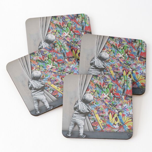 Item preview, Behind the Curtain Banksy designed and sold by anderfelix.