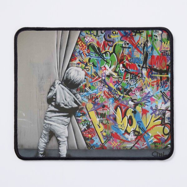 Item preview, Behind the Curtain Banksy designed and sold by anderfelix.