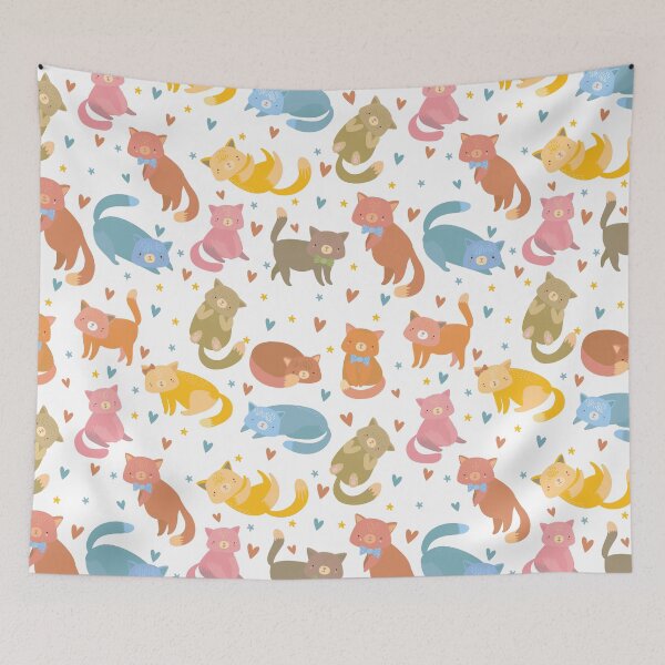 Item preview, Cute cat pattern cute kitty cat lover designed and sold by GSJGROUP.