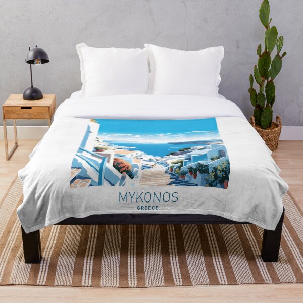 Aperçu de l'œuvre Décoration murale Mykonos créée et vendue par SurfolioPrints.