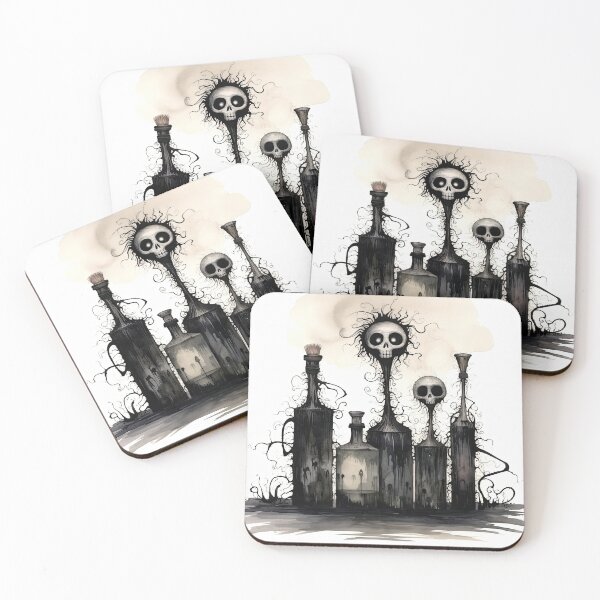 Item preview, Skulls and Bottles: Gothic Still Life designed and sold by Chip Barber.