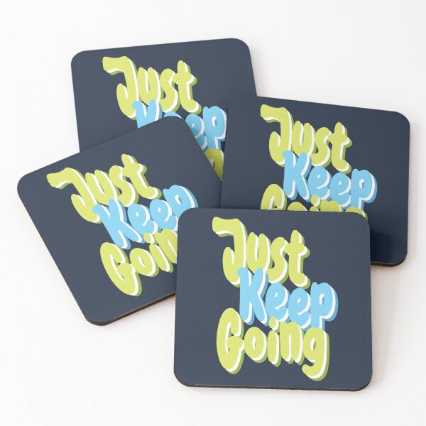 Item preview, Just keep going. Motivational Quote  designed and sold by Doodlines.
