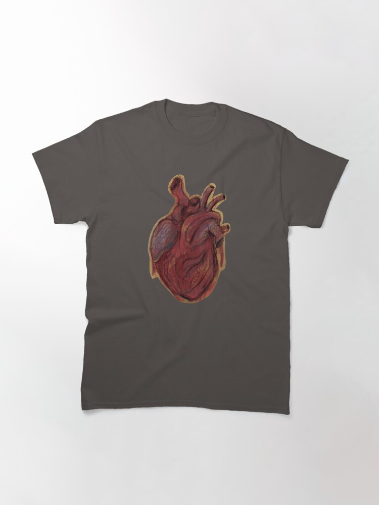 Thumbnail 3 of 7, Classic T-Shirt, Old Anatomy (Heart) designed and sold by D00dleDucky.