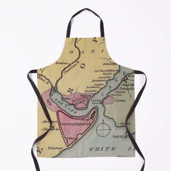 Item preview, Vintage Constantinople Turkey Port and Canal Map (1800) designed and sold by BravuraMedia.