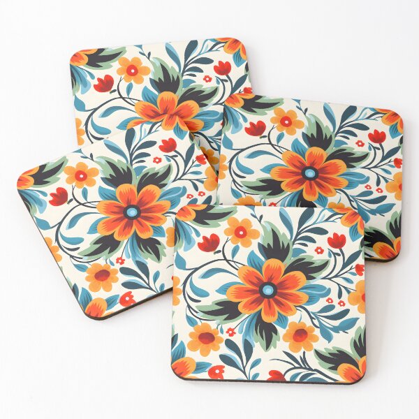 Item preview, Bohemian Bliss Vivid Floral Pattern Design designed and sold by SelectiveArt.