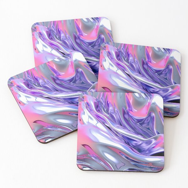 Item preview, Abstract Y2K Liquid Chrome Texture designed and sold by Jselz.