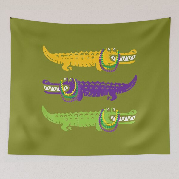 Item preview, Aligator Crocodiles Louisiana Mardi Gras 	 	 Kids 		 designed and sold by wxbqafzu35.