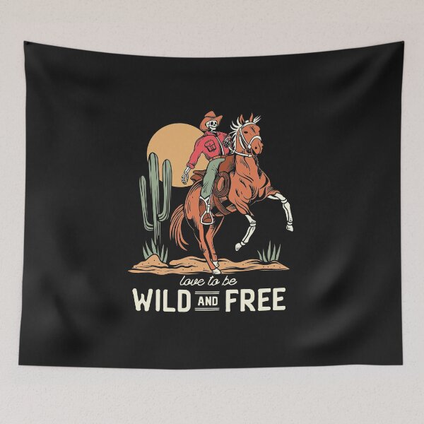 Item preview, Cowboy Skeleton, Skeleton With Cowboy Hat designed and sold by graphic-genie.