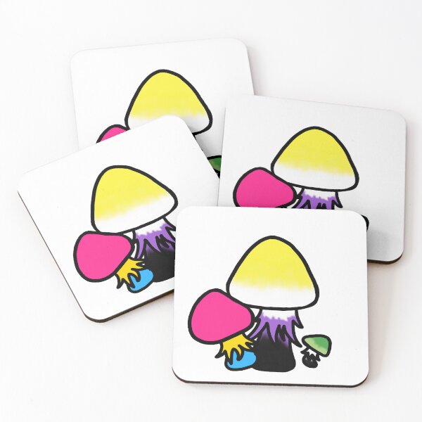 Aperçu de l'œuvre Pan, Nonbinary, Aro, Mushrooms créée et vendue par ValentineFlames.