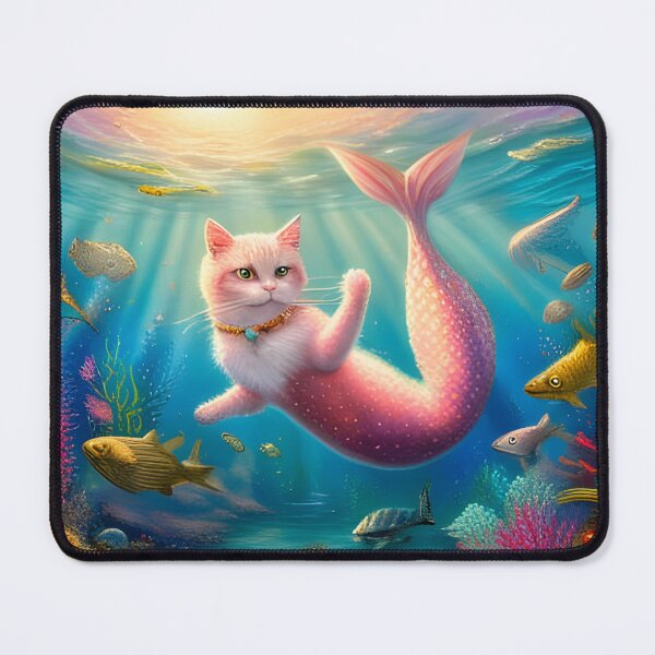 Item preview, Sparkly Pink and White Mercat designed and sold by Sorry-NotSorry.