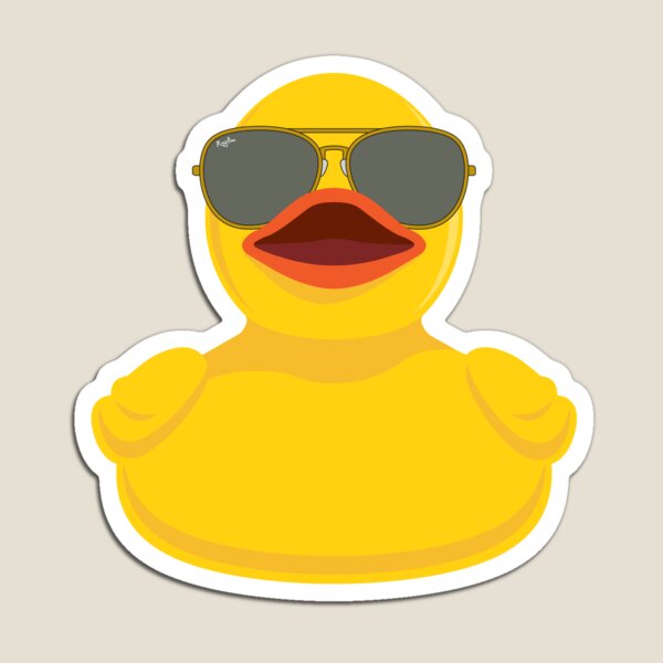 Item preview, Rubber Duck in Gold Aviator Sunglasses designed and sold by BlueSkyTheory.