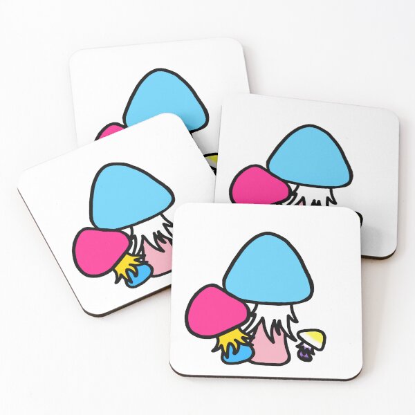 Aperçu de l'œuvre Pan, Trans, Nonbinary, Mushrooms créée et vendue par ValentineFlames.