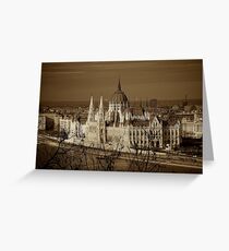 Parliament Building Budapest Greeting Card