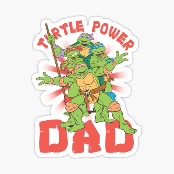 Aperçu de l'œuvre Tortues Ninja Teenage Mutant Papa Turtle Power créée et vendue par DermotWagnerz.