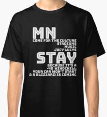 MN Funny Winter Design Classic T-Shirt