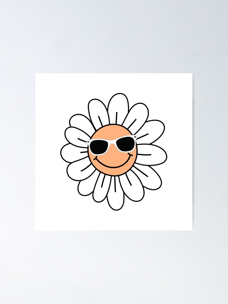 white daisy flower clipart cartoon