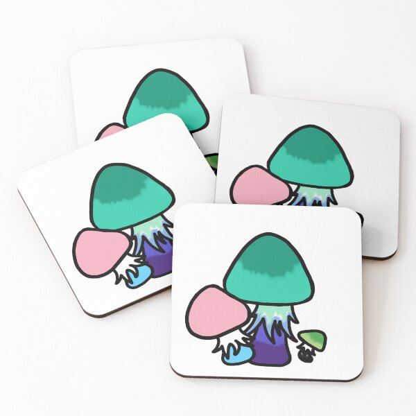 Aperçu de l'œuvre Trans, Gay, Aro Mushrooms créée et vendue par ValentineFlames.