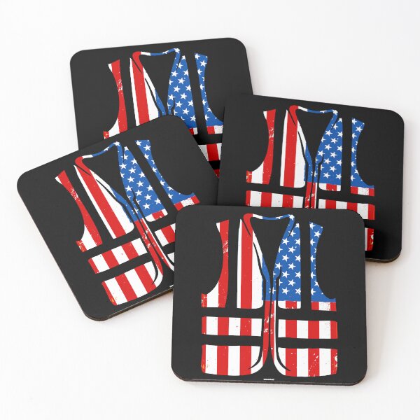 Item preview, Independence Day 4th of July Vest Coworker Swagazon Associate USA designed and sold by Swagazon.