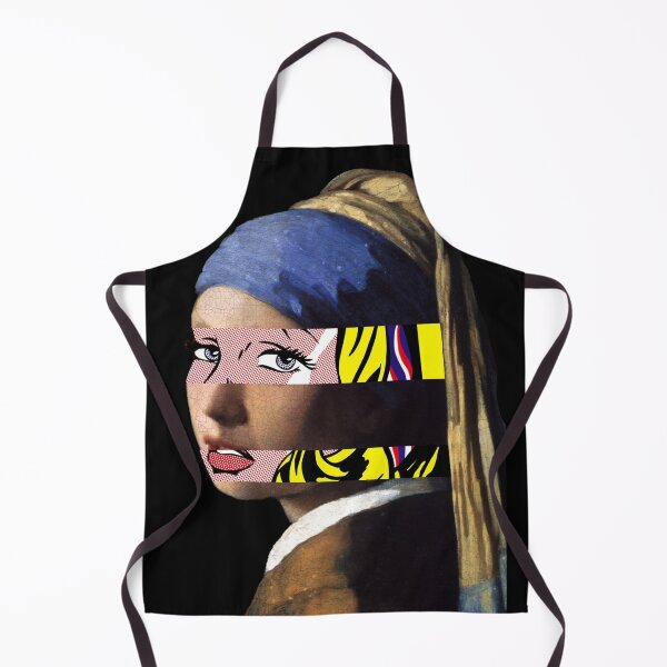 Item preview, Vermeer x Lichtenstein (Black) designed and sold by Zheap14.