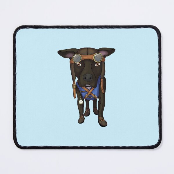 Item preview, Steampunk Staffy designed and sold by Culture-Popped.