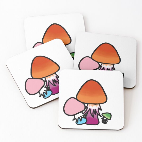 Aperçu de l'œuvre Trans, Lesbian, Aro Mushrooms créée et vendue par ValentineFlames.
