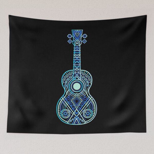 Item preview, NO TEXT 2023 String Theory 1 Bright Blues 100 Days of Ukulele designed and sold by amayasmumuy.