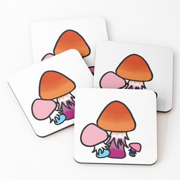Aperçu de l'œuvre Trans, Lesbian, Genderfluid Mushrooms créée et vendue par ValentineFlames.