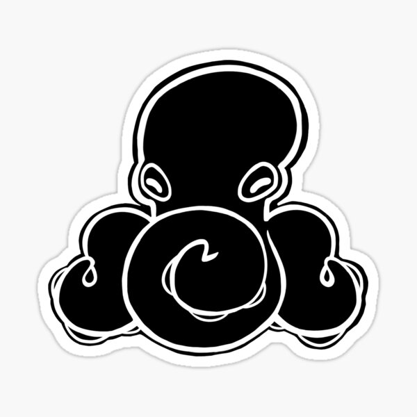 Inky Black Sticker