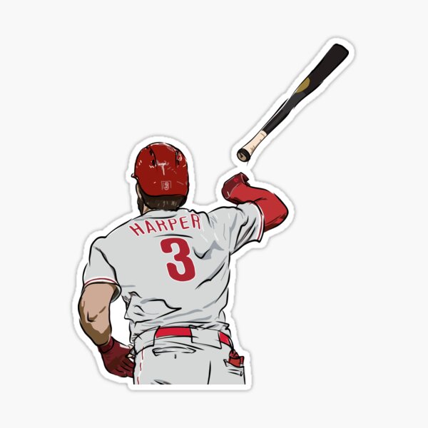 BRYCE HARPER Philadelphia Baseball Vinyl Sticker Wall Decal