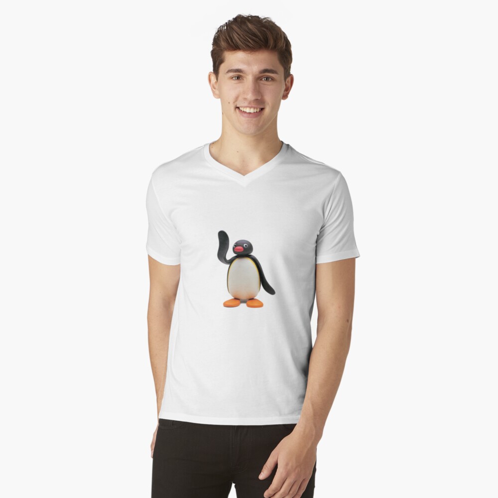 Vista previa del artículo con la obra «Camiseta de cuello en V», diseñado y vendido por Skaloo.