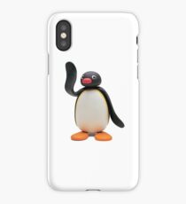 Pingu says hello iPhone Case