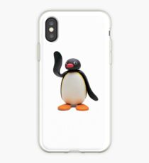 Pingu says hello iPhone Case