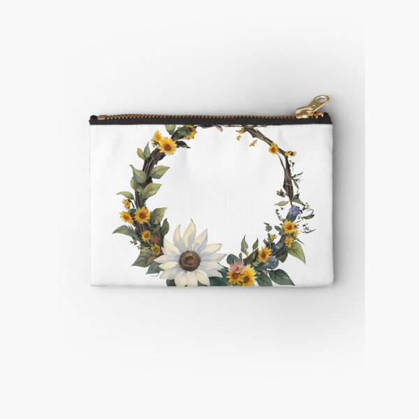 Item preview, Watercolor sunflower wreath frame designed and sold by Jayjaynaenae.