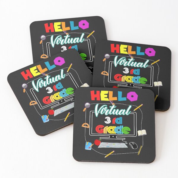 Item preview, Hello Virtual 3Rd Grade Back To School Online Teaching  	 designed and sold by jugwozuueb3.