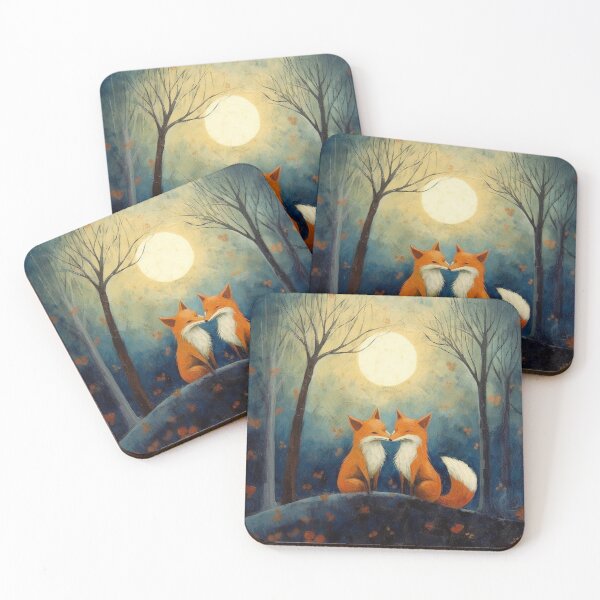 Item preview, Fox Love The Moon designed and sold by jamesthomasw.