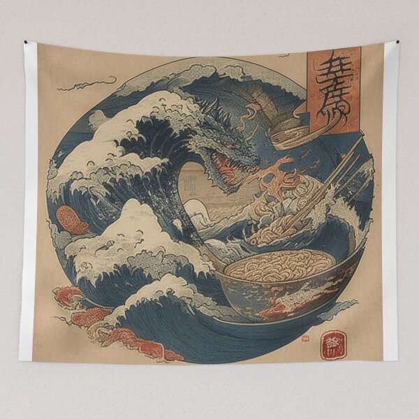Item preview, Dragon Ramen Wave designed and sold by margarethScott.