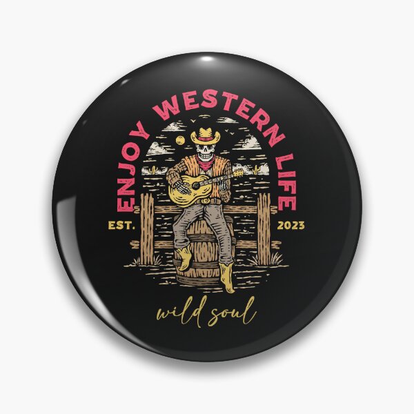 Item preview, Cowboy Skeleton, Skeleton With Cowboy Hat designed and sold by graphic-genie.