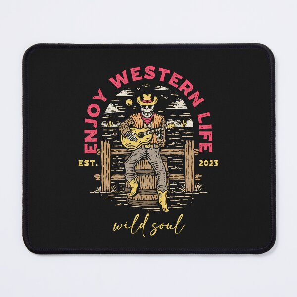 Item preview, Cowboy Skeleton, Skeleton With Cowboy Hat designed and sold by graphic-genie.