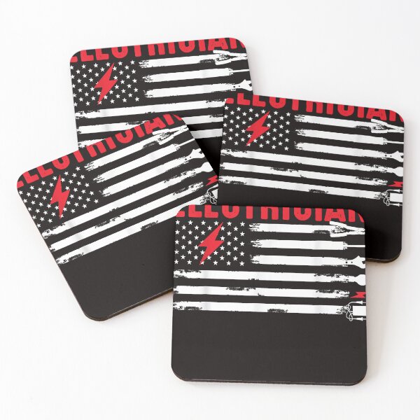Item preview, Funny Proud Electrician Squad USA American Flag Patriotic designed and sold by neuserjauna.