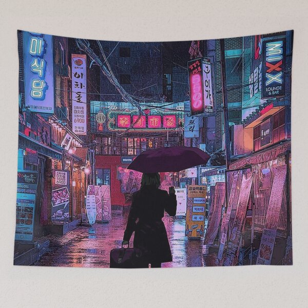 Item preview, Seoul Night Vaporwave designed and sold by shanniaMilton.