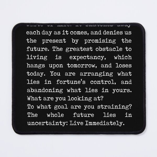 Item preview, The greatest obstacle - Seneca Poem - Literature - Typewriter Print - Black designed and sold by Studio Grafiikka.