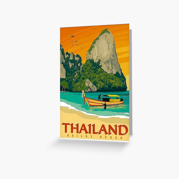 Item preview, THAILAND RAILAY BEACH Vintage designed and sold by percyzelers.