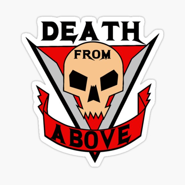 Item preview, Death from above Sticker 2 designed and sold by SusanBoylee.
