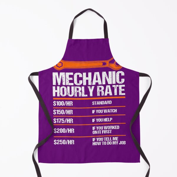 Item preview, Funny Mechanic Hourly Rate future mechanic designed and sold by zcehwbyrvmg14.