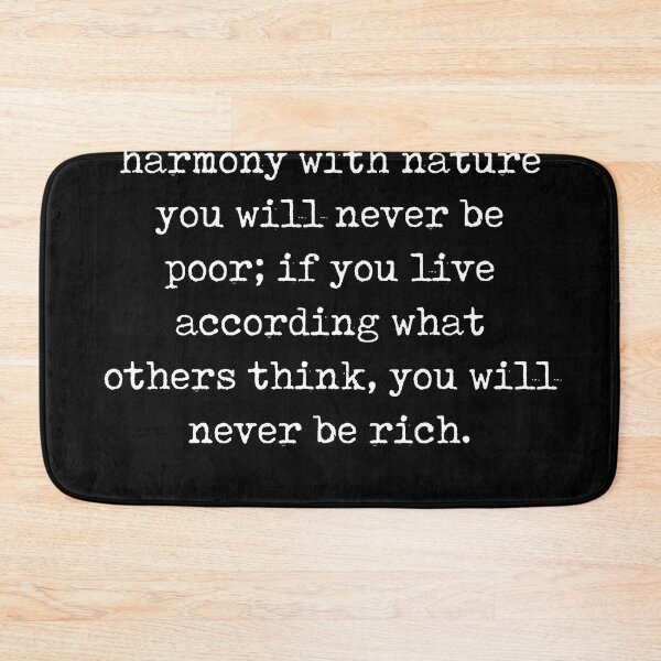 Item preview, Harmony With Nature - Seneca Quote - Literature - Typewriter Print - Black designed and sold by Studio Grafiikka.