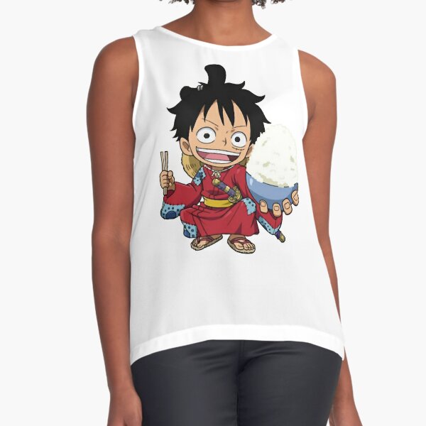 Monkey D. Luffy Wano Act Custom Anime Chibi One Piece T-Shirt -  Freedomdesign